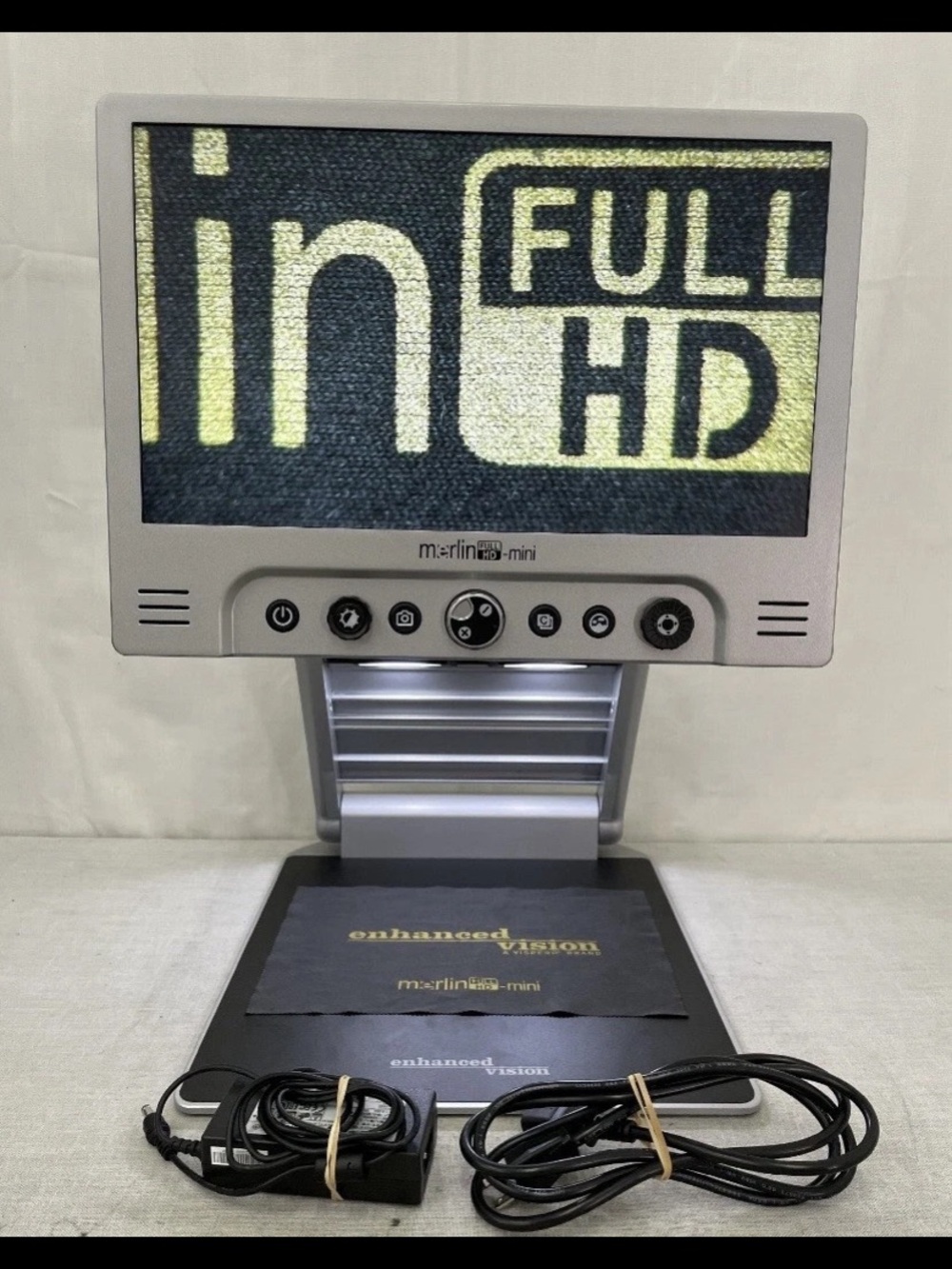 Merlin Ultra-Mini Full HD Desktop Video Magnifier enhanced vision low vision